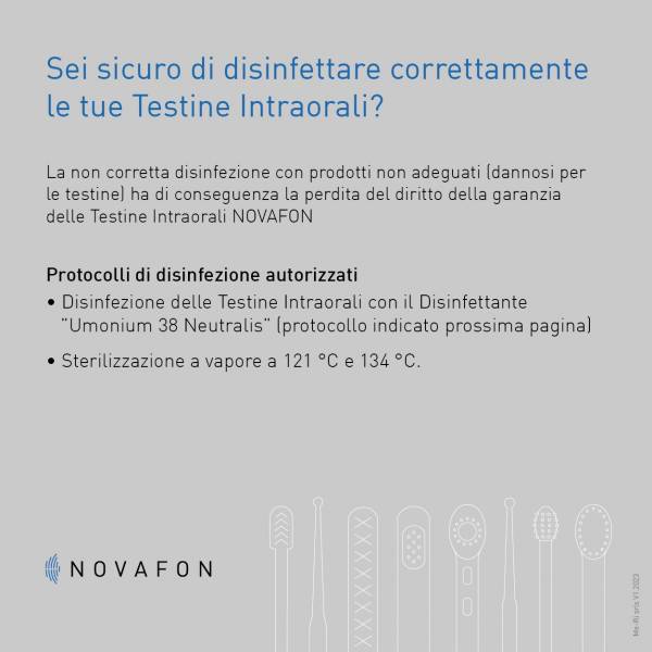 1.000 ml Disinfettante Testine Intraorali "Umonium 38"